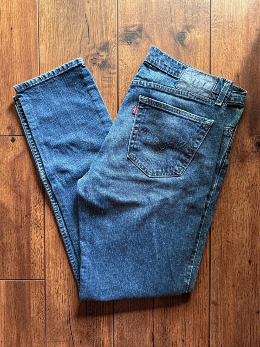 Levi's 511 Jeans Mens 36x34 Blue Slim Fit Medium Blue Wash – Black Label